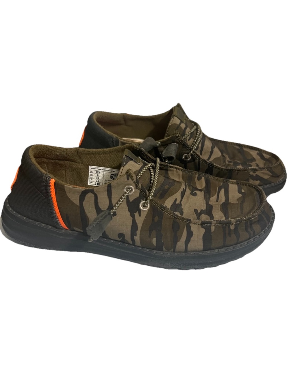Hey Dude Women’s Camouflage Slip-On Casual Loafer Boat Shoes 8